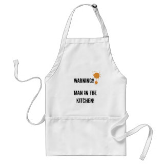 Warning, Man In The Kitchen Standard Apron