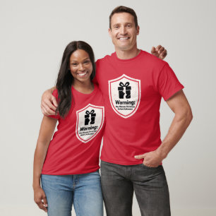 Warning May Discuss Christmas Before Halloween T-Shirt