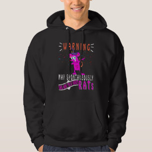 Warning May Spontaneously Dab And Talk About Rats Hoodie