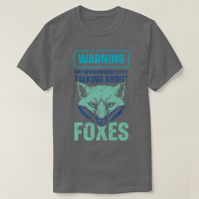 Warning may spontaneously start talking about foes T-Shirt (Design Front)