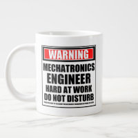 Warning Mechatronics Engineer Hard At Work