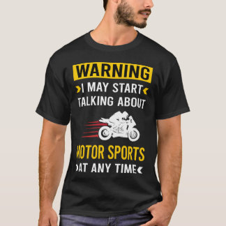 Warning Motor Sport Sports Motorsport vintage frie T-Shirt