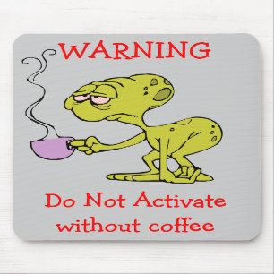 WARNING Mouse Pad