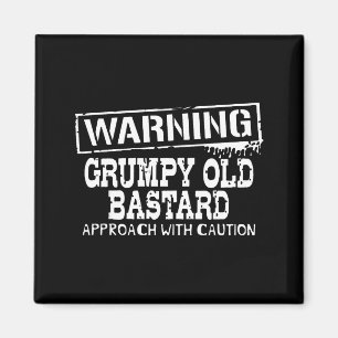 Warning Mpy Old Approach With Caution Funny  Magnet