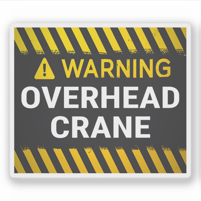 Warning Overhead Crane (Front)