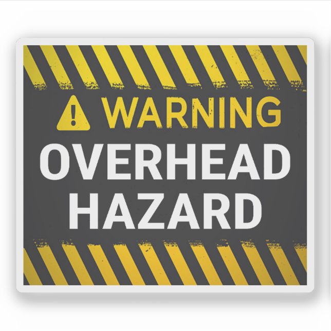 Warning Overhead Hazard (Front)