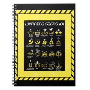 Warning signs 101 notebook