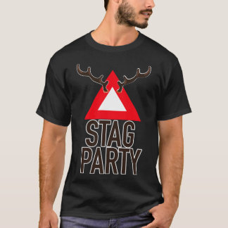 Warning Stag Party T-Shirt
