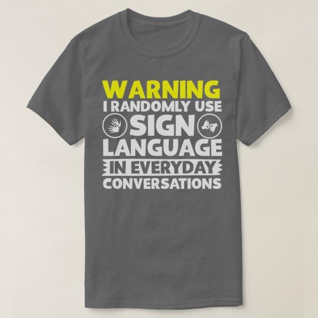 Warning T-Shirt (Design Front)