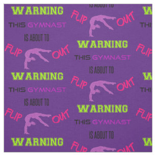 Warning This Gymnast Is About To Flip Out Fabric