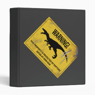 Warning! This Property is Protected by Raptors Binder