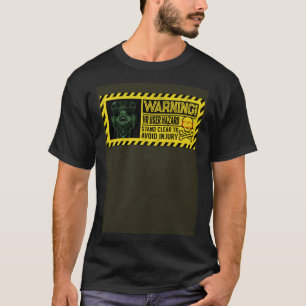 Warning VR User Hazard Virtual Reality Gaming Vide T-Shirt
