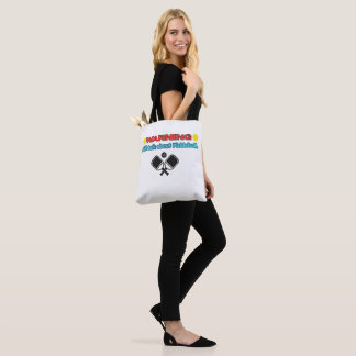 Warning: Will Talk About Pickleball Funny  Tote Bag