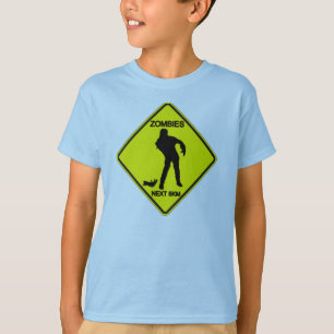 Warning: Zombies - Kid's T-Shirt