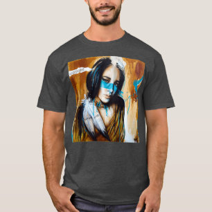 Warpaint Native American Art Tim Miklos  T-Shirt