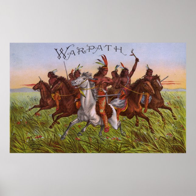 Warpath tobacco poster (Front)