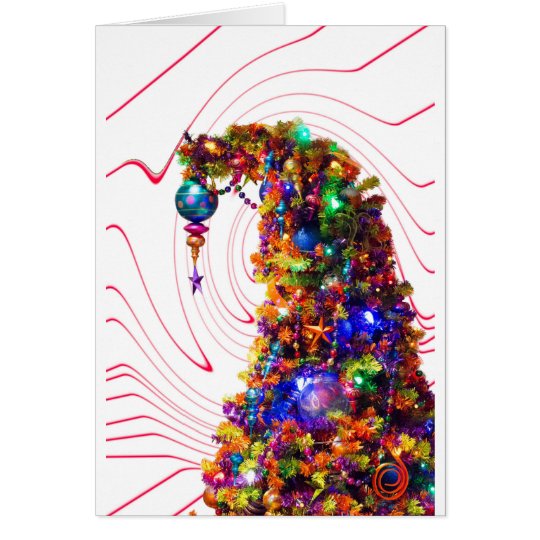 Warped Christmas card