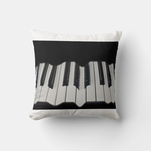 Warped Piano Keys Cushion (Front)