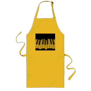 Warped Piano Keys Long Apron