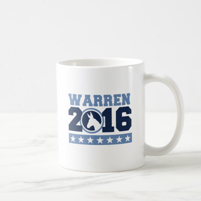 WARREN 2016 ROUND DONKEY -.png Coffee Mug (Right)