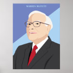 Warren Buffet (Pop Art series) Poster<br><div class="desc">The greatest investor of all time,  Warren Buffett embodies all that's right about compounding wealth. Grab this Pop Art-inspired framed poster of Warren Buffett in the first of the series of the greatest investors of all time!</div>