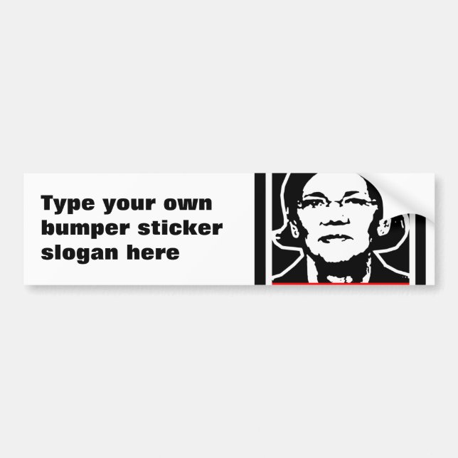 WARREN BUMPER STICKER (Front)