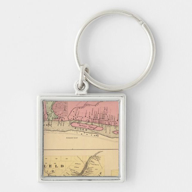 Warren Co oil territory Keychain (Front)