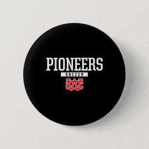 Warren County Pioneers Logo Soccer Hs 2 Inch Round Button