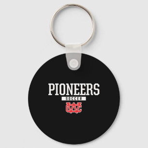 Warren County Pioneers Logo Soccer Hs Keychain