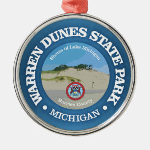 Warren Dunes SP Metal Ornament
