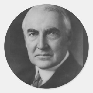 Warren G. Harding 29 Classic Round Sticker