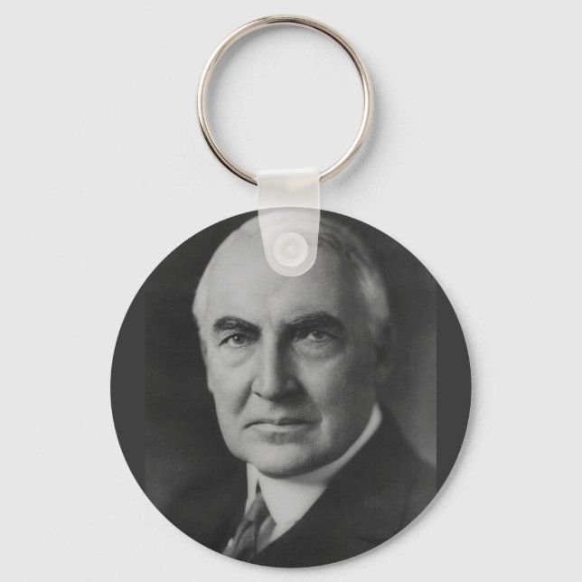 Warren G. Harding 29th President Keychain (Front)