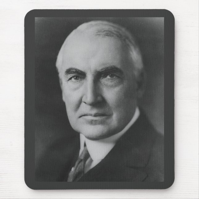 Warren G. Harding 29th President Mouse Pad (Front)