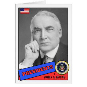 Warren G. Harding Baseball Card