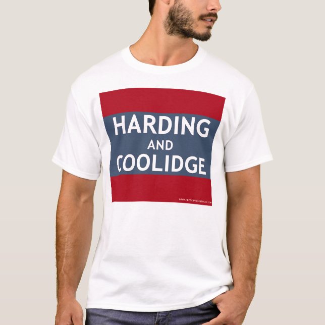 Warren G. Harding-Calvin Coolidge T-Shirt (Front)