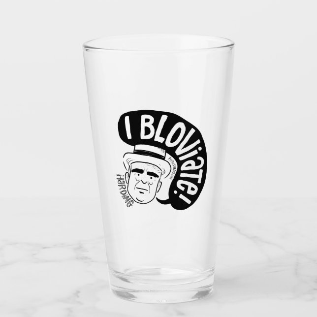 Warren G. Harding glass (Front)