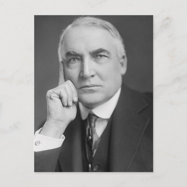 Warren G. Harding Postcard (Front)