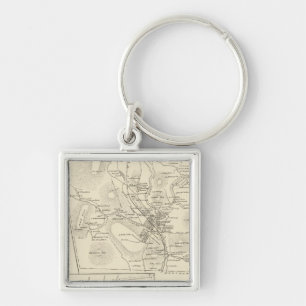 Warren, Grafton Co Keychain