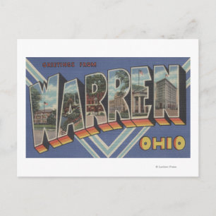 Warren, OhioLarge Letter ScenesWarren, OH Postcard