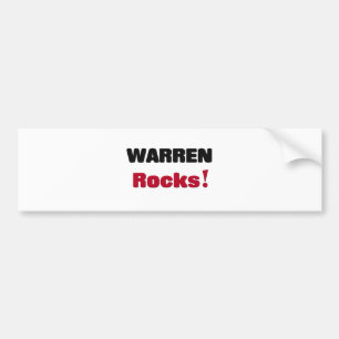 Warren Rocks Bumper Sticker