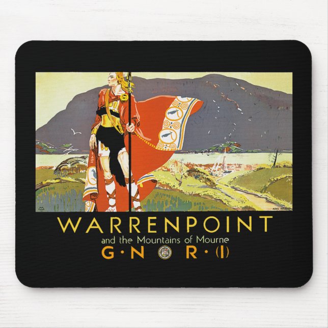 Warrenpint and the Mountians of Mourne Mouse Pad (Front)