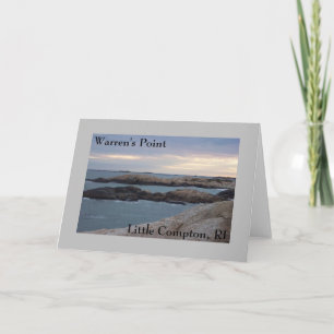 Warren's Point Beach, Little Compton, RI Card