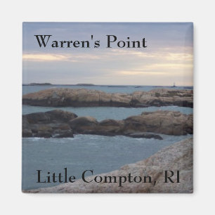Warren's Point Beach, Little Compton, RI Magnet