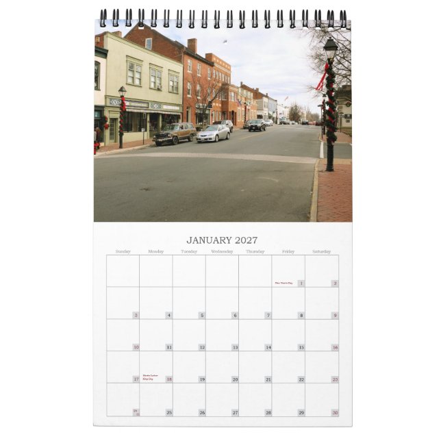 Warrenton Calendar (Jan 2027)