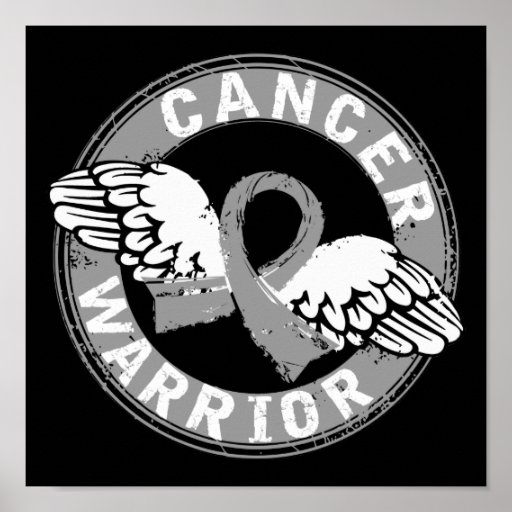 Warrior 14C Brain Cancer | Zazzle