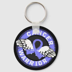 Warrior 14C Prostate Cancer Keychain