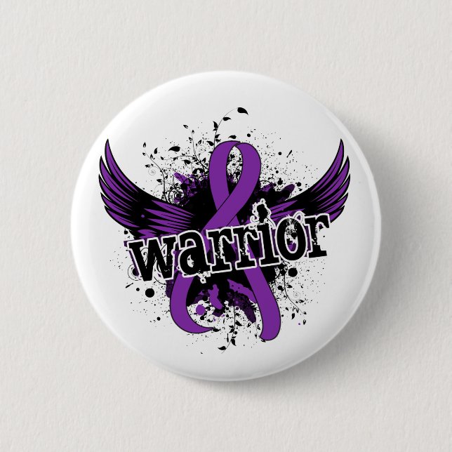 Warrior 16 Chiari Malformation 2 Inch Round Button (Front)