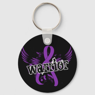 Warrior 16 Crohn's Disease Keychain