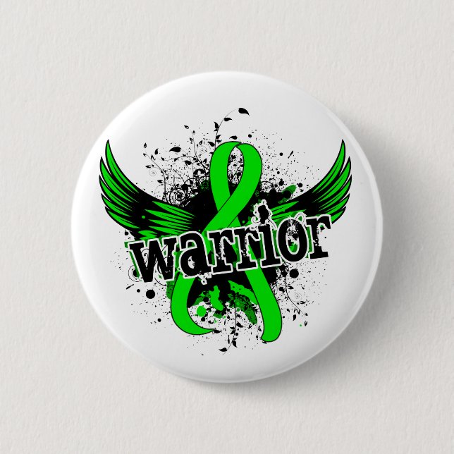 Warrior 16 Lyme Disease 2 Inch Round Button (Front)