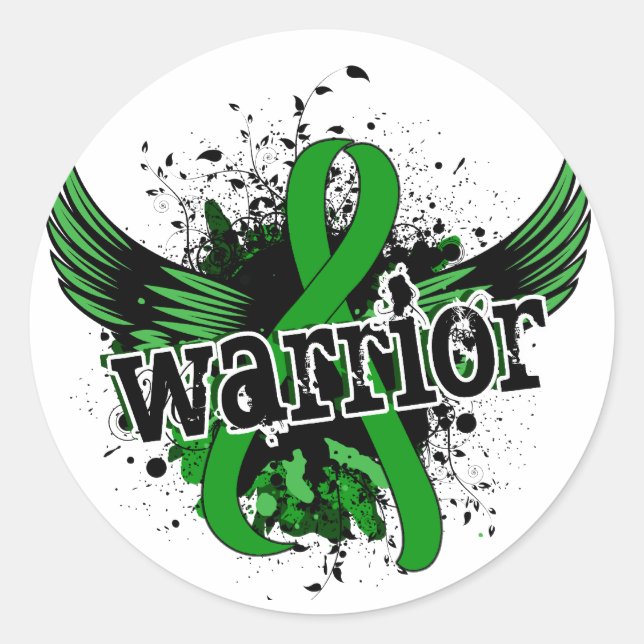 Warrior 16 Mental Health Classic Round Sticker (Front)